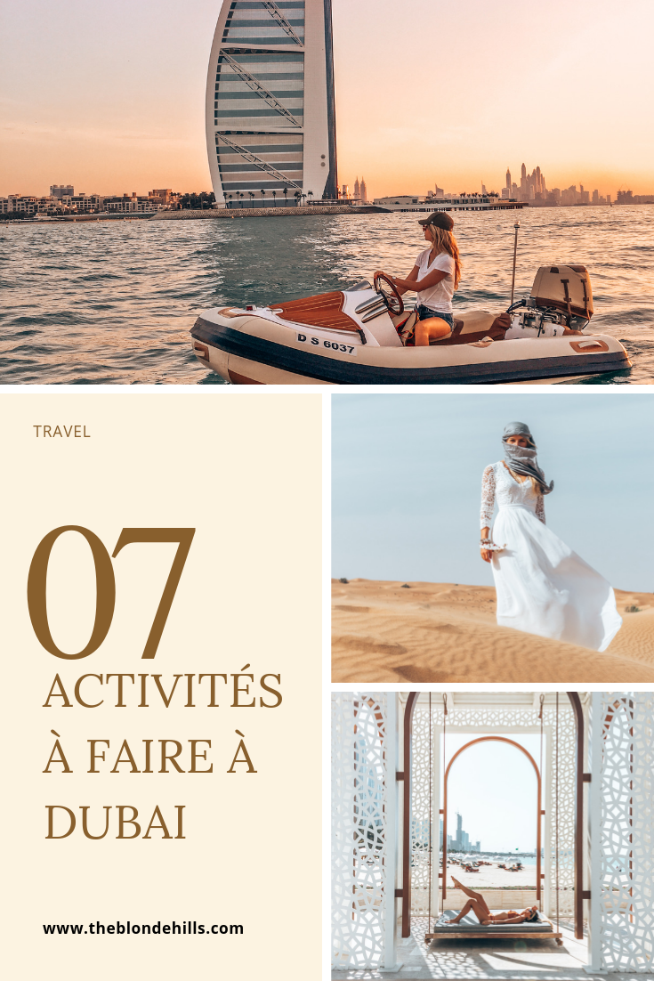 7 activités à faire à Dubai